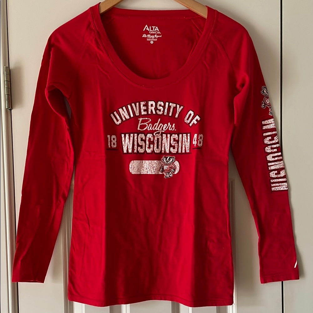 University of Wisconsin Madison, Badgers long-sleeve, t-shirt, size S